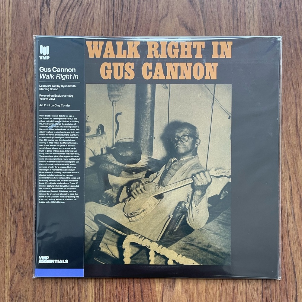 New! Vinyl Me, Please Gus Cannon Walk Right In Reissue Club Exclusive